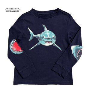 Rumi + Ryder XS 4-5Y Long Sleeved Shark Shirt